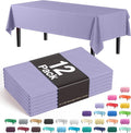 Exquisite 12-Pack Premium Plastic Tablecloth 54in. x 108in. Rectangle Table by Exquisite