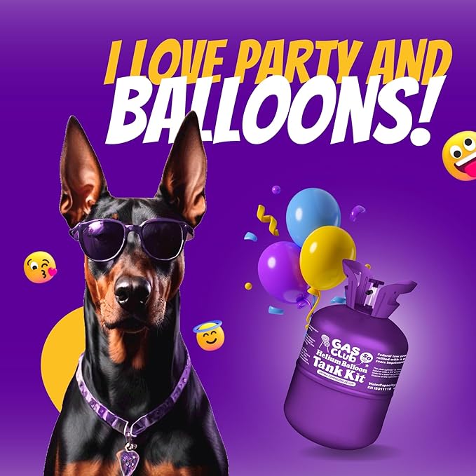 13L Helium Tank for Balloons At Home Helium Balloon tank Up To 50 Latex Balloons - Image 6