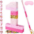 PCFING 20 Inch Number 1 Piñata Pink Gold by PCFING