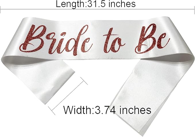 Bride to Be Sash, Bride Sash Bachelorette Party Bridal Shower Sashes Bachelor - Image 2