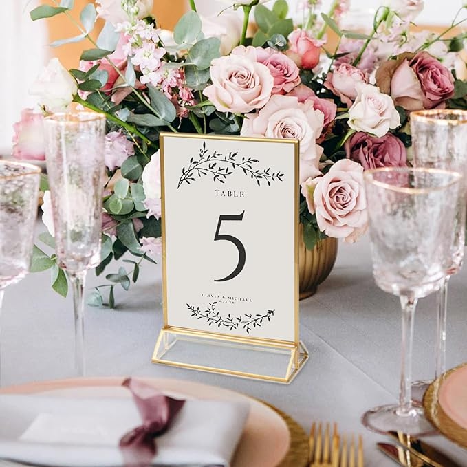 HOODO 8 Pack 4x6 Acrylic Table Number Holders - Image 5