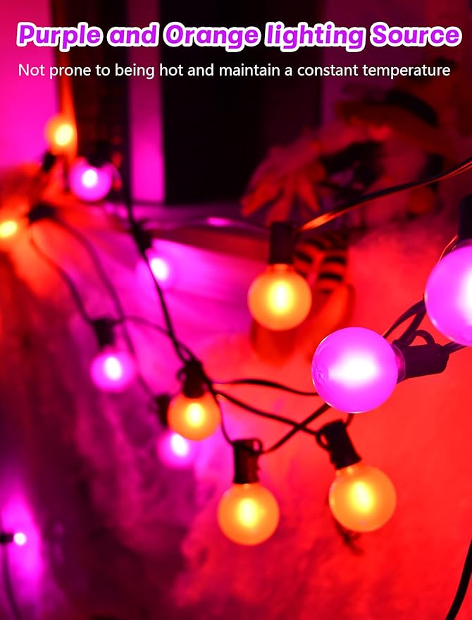 25ft Halloween String Lights Outdoor - Image 3