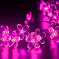 Hot Pink Aesthetic Flower Lights String Indoor Decorations, 33Ft 100 LED by JACUXLSS