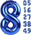 40 Inch Big Dark Blue 8 Balloon Number Foil Helium Number Balloons 0-9 Jumbo by Lnhiya