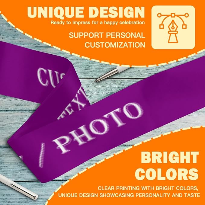 Custom Sash, Personalized Birthday Sash - Image 4