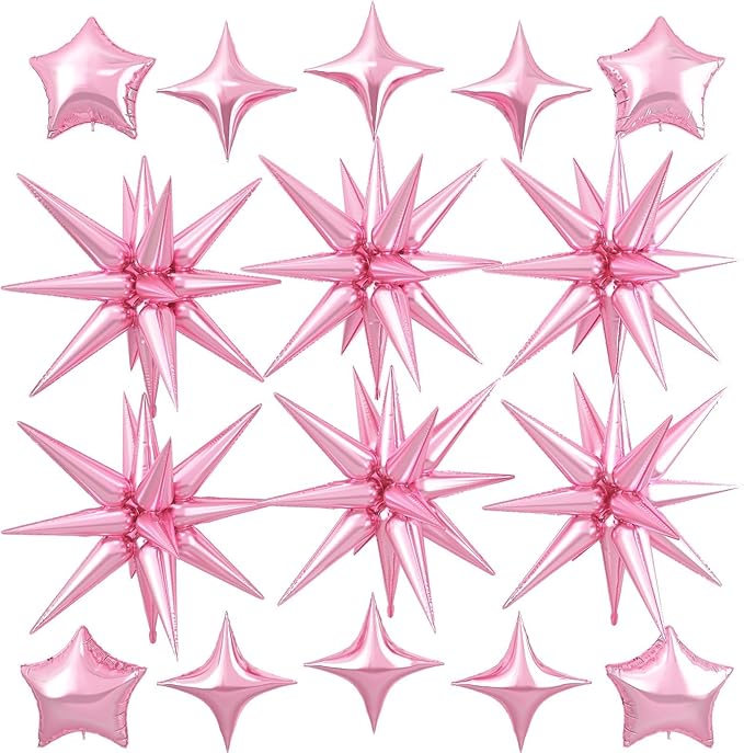Pink Star Balloon by Cledeco