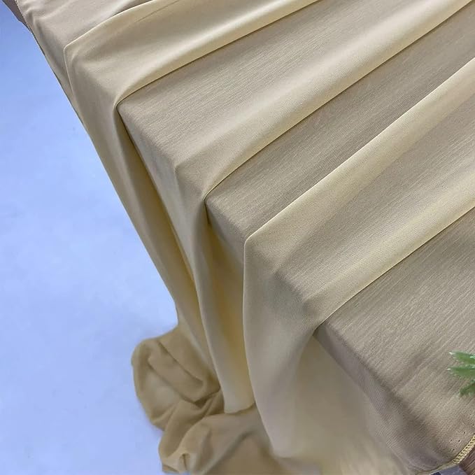 EHLDekol 10 Packs Chiffon Table Runners 27 x 120 inches Romantic Sheer Wedding - Image 7