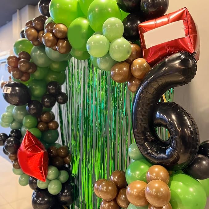 Green and Brown Balloons, Camping Game Jungle Theme Camo Birthday Baby Shower - Image 6
