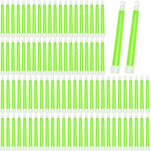 Sotiff 96 Pcs Bright 6 Inch Large Glow Sticks Bulk Emergency Glow in The Dark by Sotiff