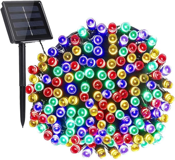 Toodour Solar Christmas Lights, 72ft 200 LED 8 Modes Outdoor Christmas String by Toodour