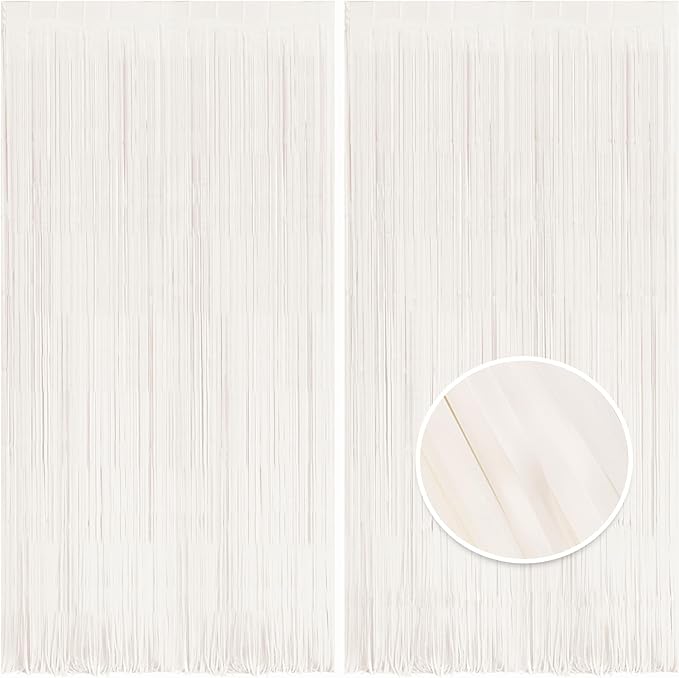 BRAVESHINE Tinsel Photo Backdrop Curtains by BRAVESHINE