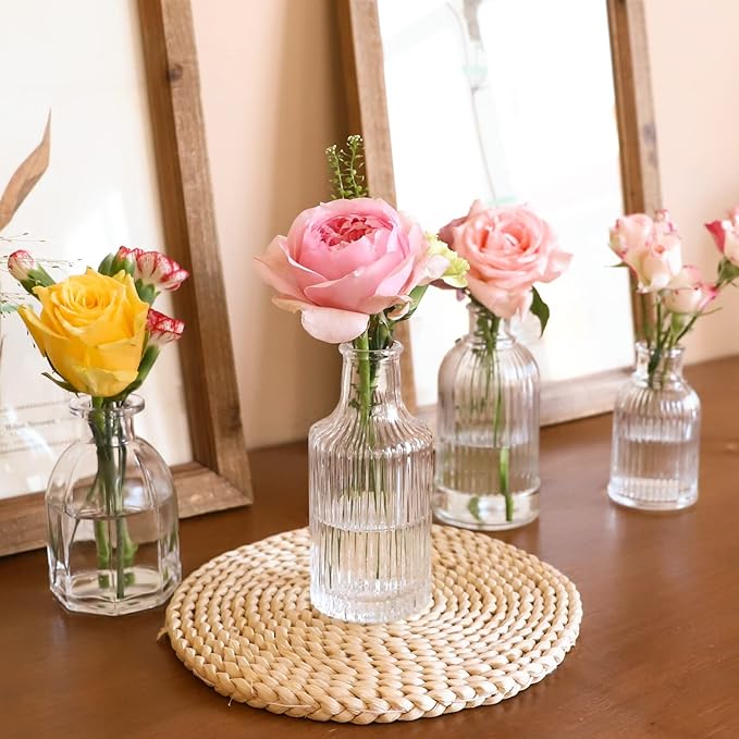 Bud Vases in Bulk 24, Small Glass Vase - Image 7