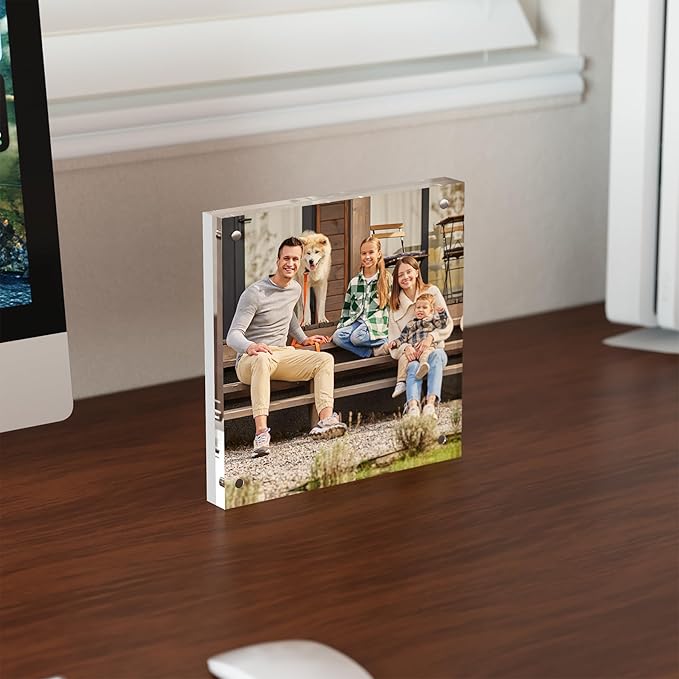 4x6 Acrylic Picture Frame 3 Pack, Desktop Display Decor Gift - Image 5