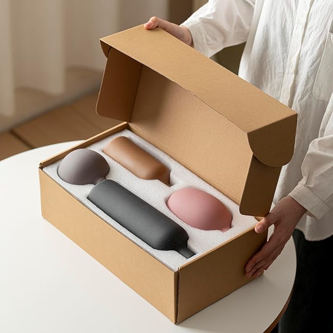 Modern Ceramic Vase Set, Neutral Colors, Decorative Vases - Image 6