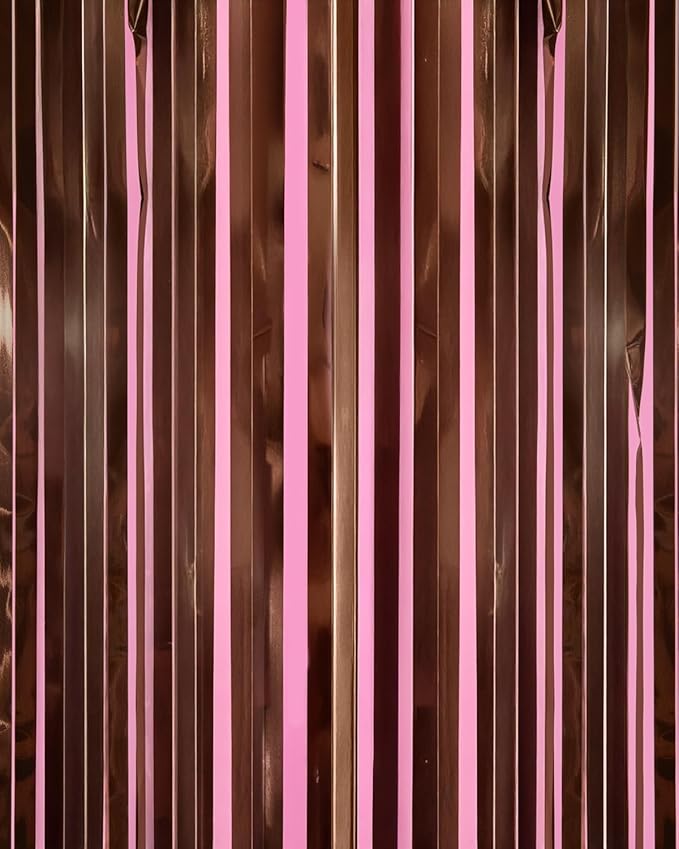 xo, Fetti Brown Party Curtain - Image 2