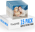 TWING 15 Pack 8x10 Acrylic Picture Frame Bulk, 10+10MM 8 By 10 Acrylic Photo by TwingRepublic