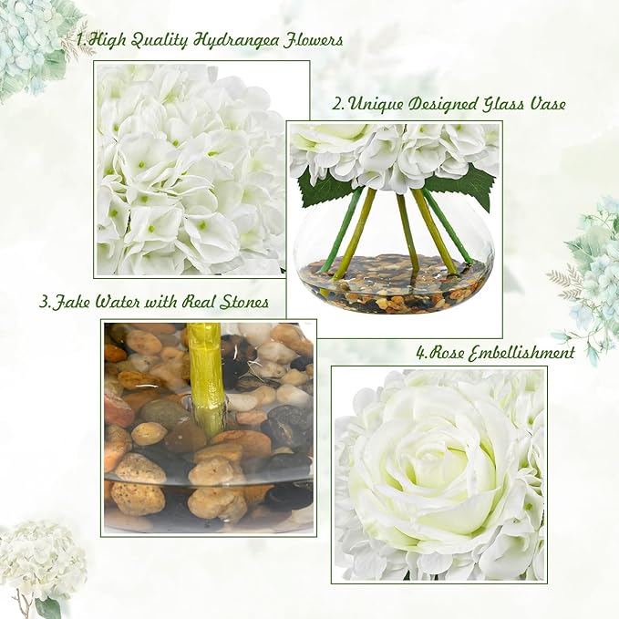 N&T NIETING Artificial Hydrangea Flowers - Image 2