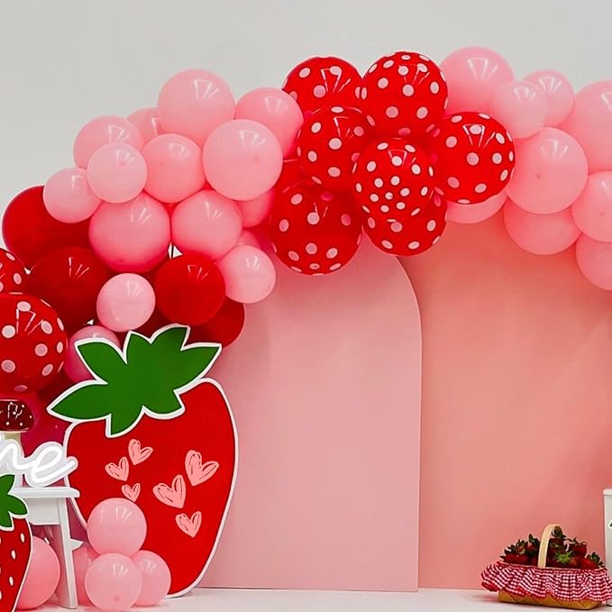 Strawberry Theme Balloons - Image 6