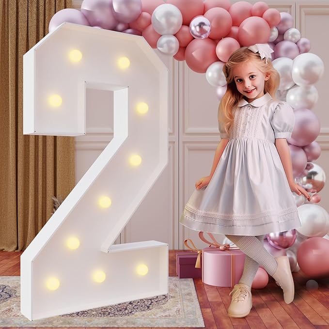 imprsv 4FT Marquee Numbers, DIY Marquee Numbers by Letsmakeitimpressive