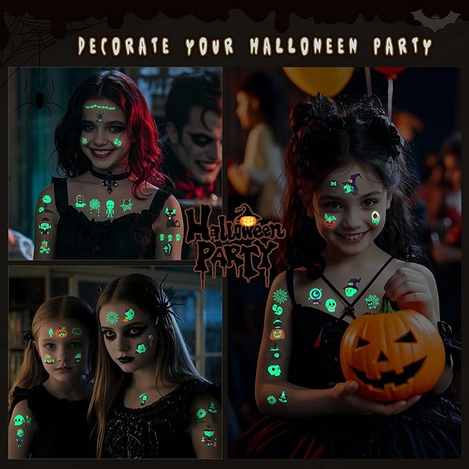 Halloween Luminous Temporary Tattoo - Image 4