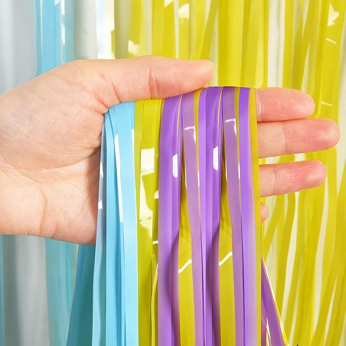 BRAVESHINE Tinsel Foil Fringe Curtains - Image 6