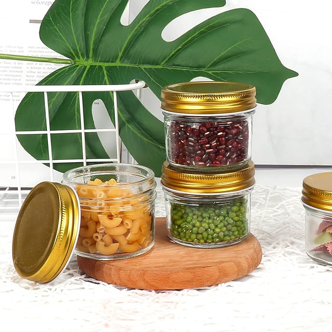 Betrome 4 oz Clear Glass Jars - Image 6