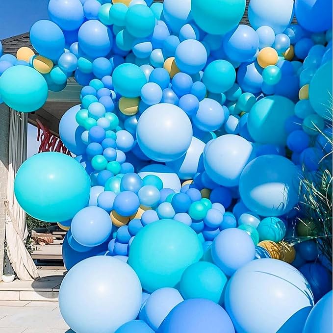 KAWKALSH Light Blue Balloon 12 Inch - Image 6