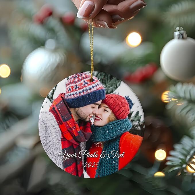 Personalized Christmas Ornaments Decor, Custom Xmas Ornaments - Image 2