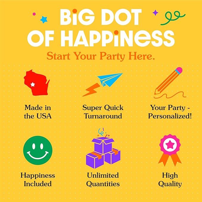 Big Dot of Happiness Personalized Vintage Birthday Photo Balloon, Custom Fun - Image 6