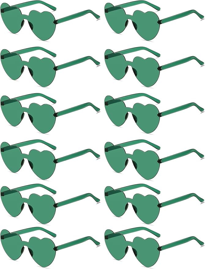 12/20/24 Pairs Heart Sunglasses by COLREA