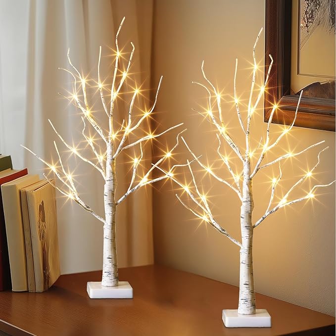 EAMBRITE Lighted Birch Tree Christmas Decorations Indoor - Image 9