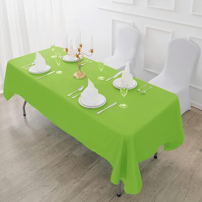 Fokitut 2 Pack Waterproof Rectangle Tablecloth, 90x132 Inch, Stain Resistant - Image 5