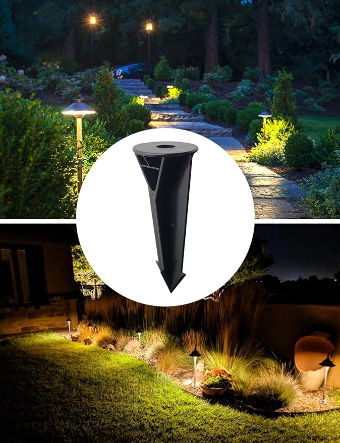 COLOER Large Landscape Lights 8 Inch In-Ground Stake Spikes Replacement 1/2" - Image 5