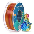 GIANTARM Tri-Colors Silk Pla Filament, 3D Printer Filament 1.75mm +/-0.02mm by GIANTARM