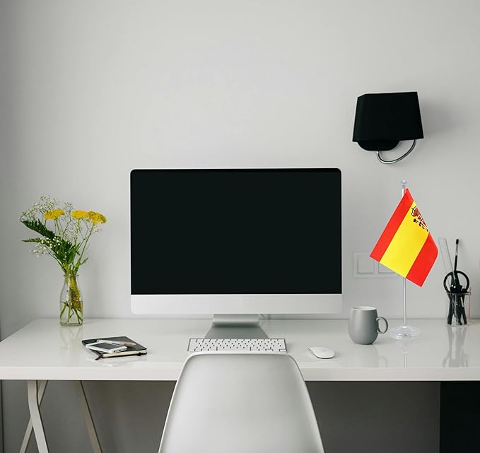Spain Desk Flag, Spanish Table Office Flag - Image 4
