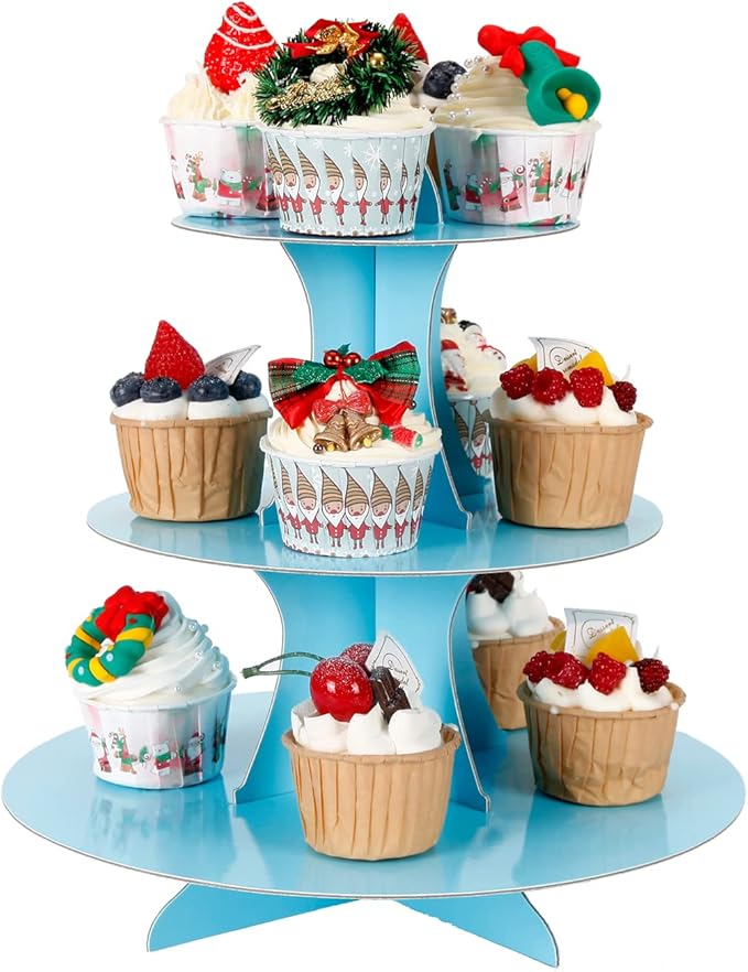 3-Tier Cupcake Stand, Cake Stand holder, Tiered DIY Cupcake Stand Tower - Image 3