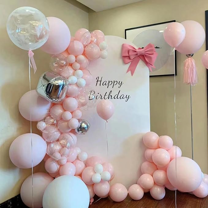 12 Inch Light Pink Balloons for Birthday Party, Baby Shower Anniversary Wedding - Image 6