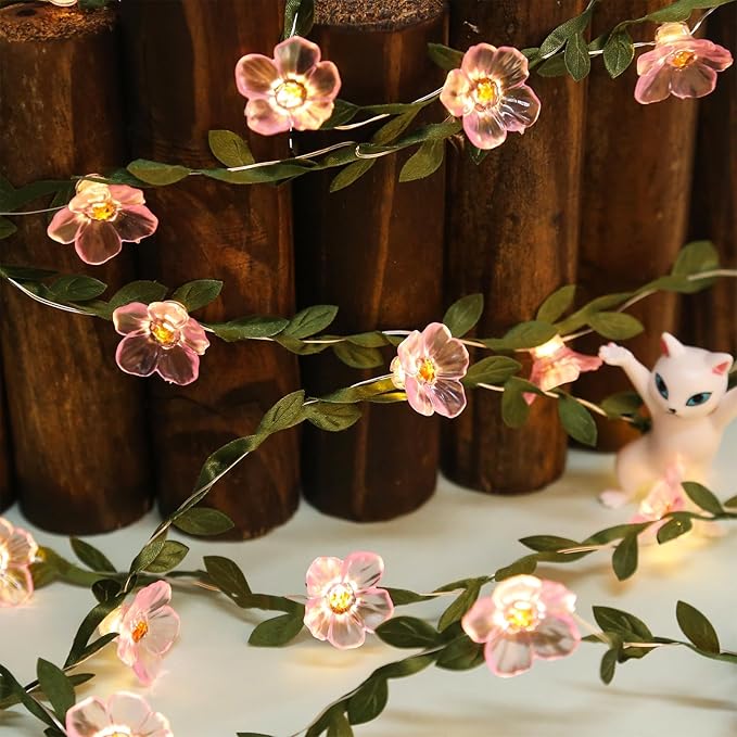 Decorative Fairy Vine Flower String Lights - Image 5