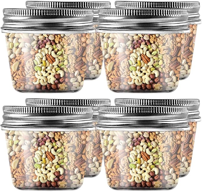 novelinks 4 Ounce Clear Plastic Jars Containers - Image 7