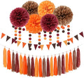 Boho Baby-Shower Burgundy-Brown Orange Party-Decorations by OURUOLA
