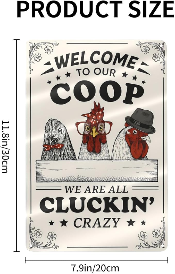 Funny Chicken Coop Sign - Image 2