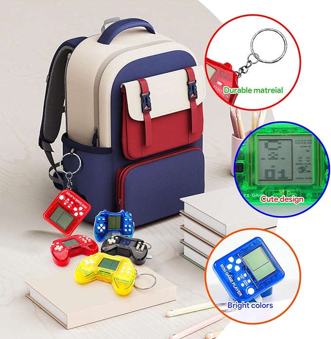 24Pcs Video Game Party Favors Video Game Keychain Gamer Party Favors Video Game - Image 5