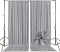 10ft x 10ft Dark Grey Backdrop Curtains by Tisspoms