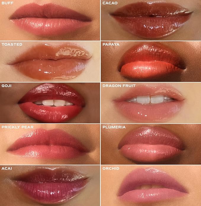 Saltair Hydrating Lip Oil Balm, Essentials Shades 5-Pack. Moisturizing Vegan - Image 5