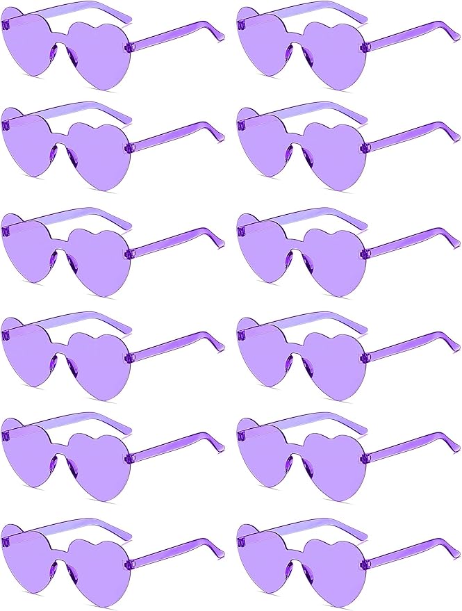 12/20/24 Pairs Heart Sunglasses by COLREA