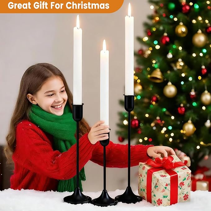 Candle Holder - 3 PCS Candlestick Holders - Vintage Candle Stick Holder - - Image 7