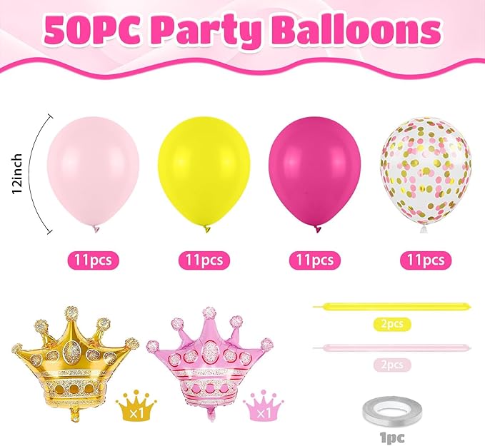 Pink and Yellow Balloons - Image 2