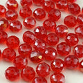 100pcs 8mm Crystal Glass Beads for Crafts Faceted Rondelle Glass Beads for by Unknown