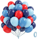 60pcs Red and Blue Balloons 12inch by Leraqertra