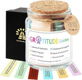 Gratitude Quotes Jar with 90 Colorful Notes, Daily Gratitude Affirmations by NStuiv